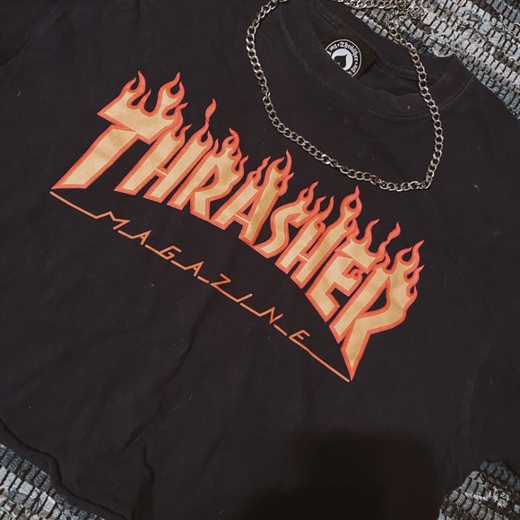Thrasher mag crop top! 🔥 - Picture 1 of 2